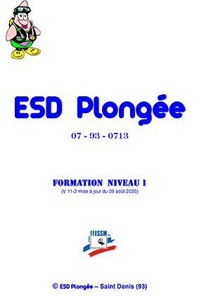 Livret formation N1 ESD Plongée